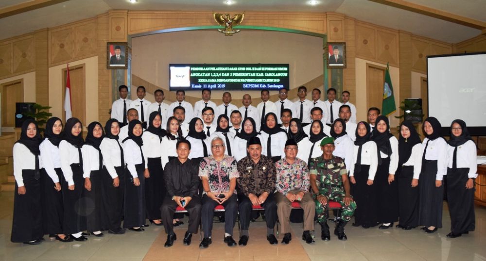Peserta Diklatsar Foto Bersama