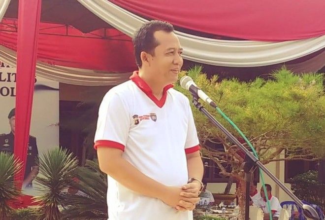 Wabup BBS memberikan kata sambutan.