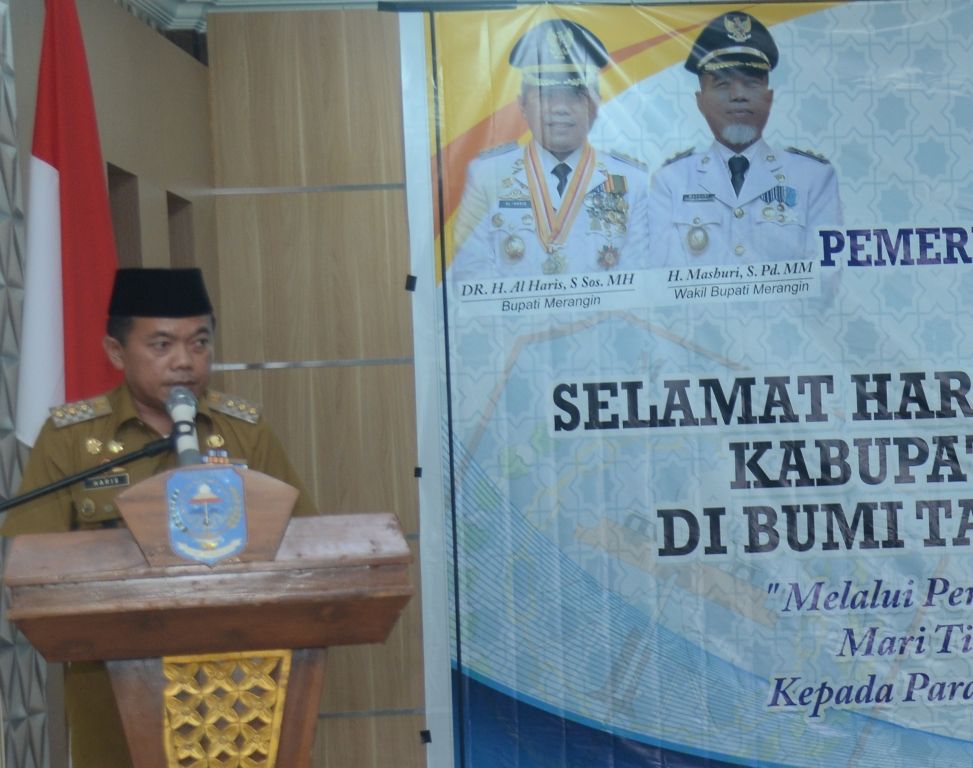 Bupati Merangin saat Memberi Sambutan