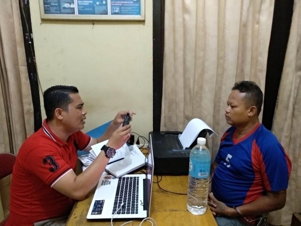 Julak tersangka pembunuhan di Desa Niaso yang tertangkap