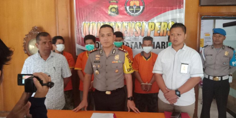 Pelaku ilegal driling yang diamankan