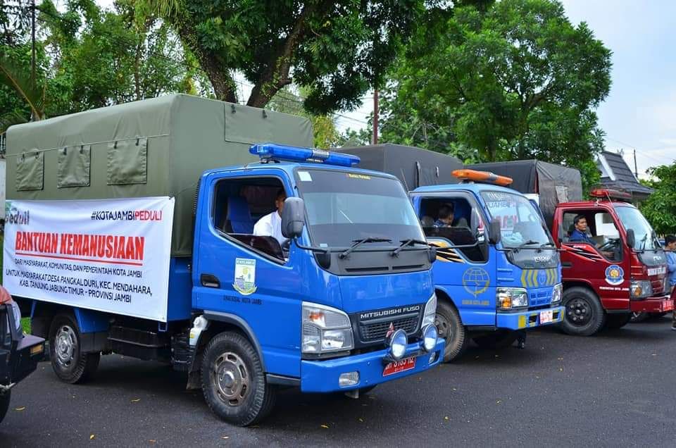 Bantuan yang akan diserahkan pada korban kebakaran  pangkal Duri Tanjabtimur