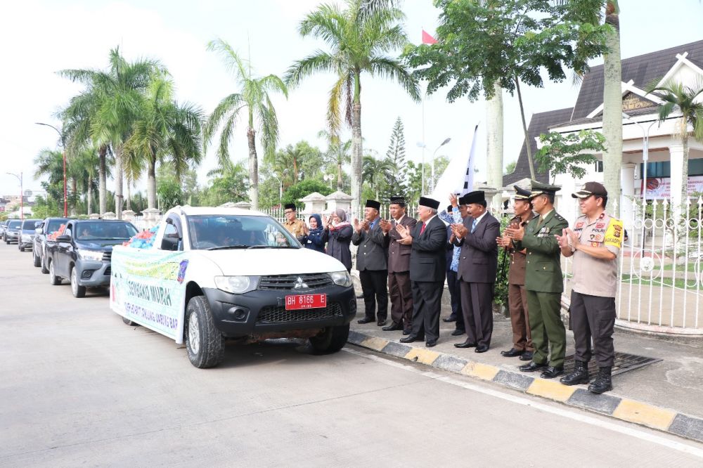 Pelepasan pendistrbusian sembako murah