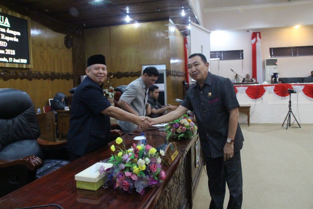 Paripurna kedua penyampaian pemandangan umum Fraksi DPRD Tanjabbar.