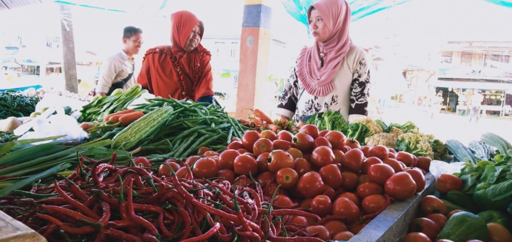 Harga cabai belum normal pasca lebaran di Kualatungkal.