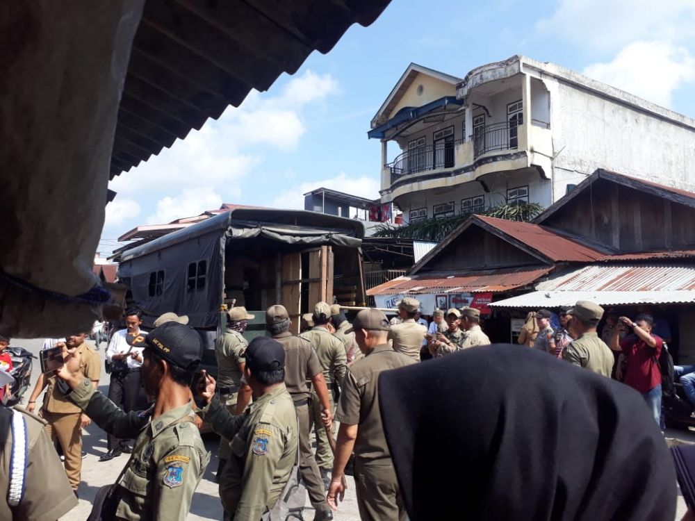 Penertiban pasar parit I dua hari lalu sepertinya tidak membuahkan hasil.