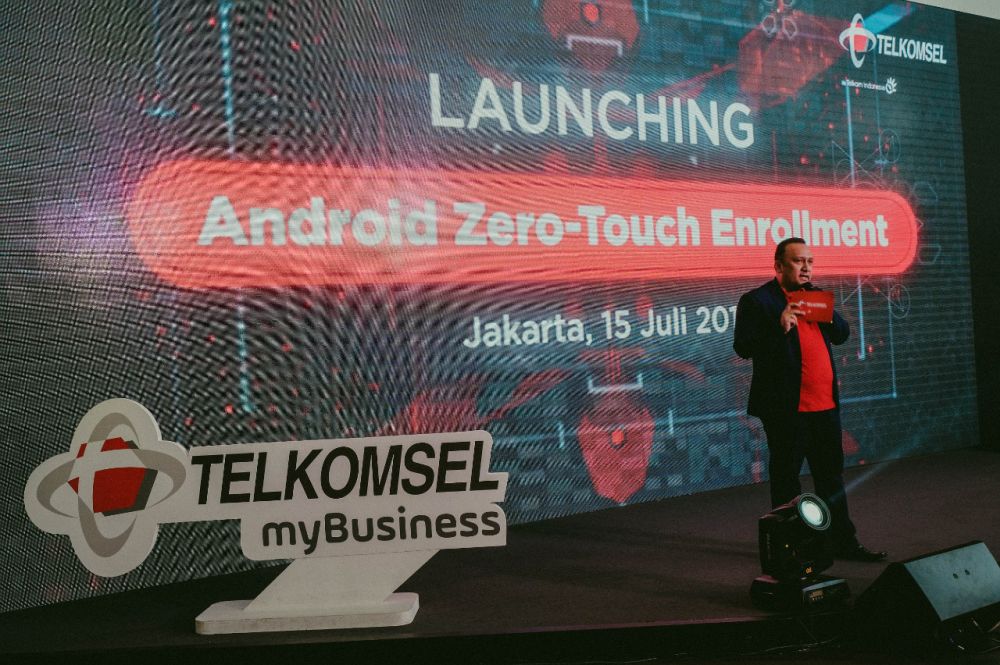 Peluncuran Telkomsel myBusiness Bermitra dengan Google Hadirkan Android Zero-touch Enrollment untuk Korporat.

 