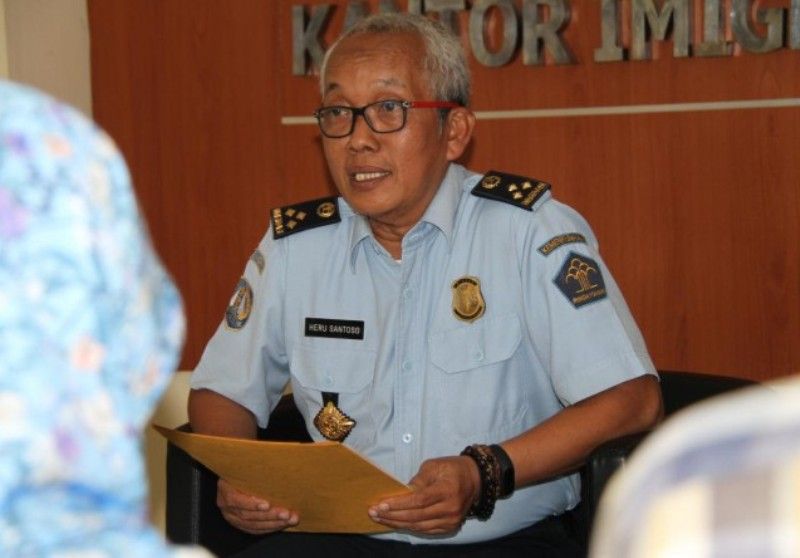 Kepala Kantor Imigrasi Kelas I Jambi Drs. Heru Santoso Ananta Yudha,M.H