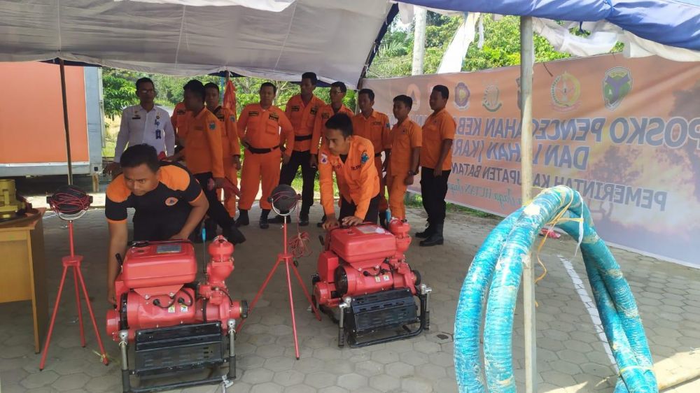 Jumlah titik api di kabupaten Batanghari terus meningkat.