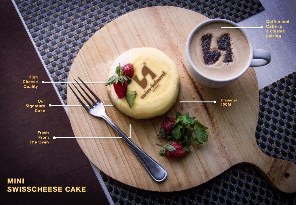 Mini Swisscheese Cake .