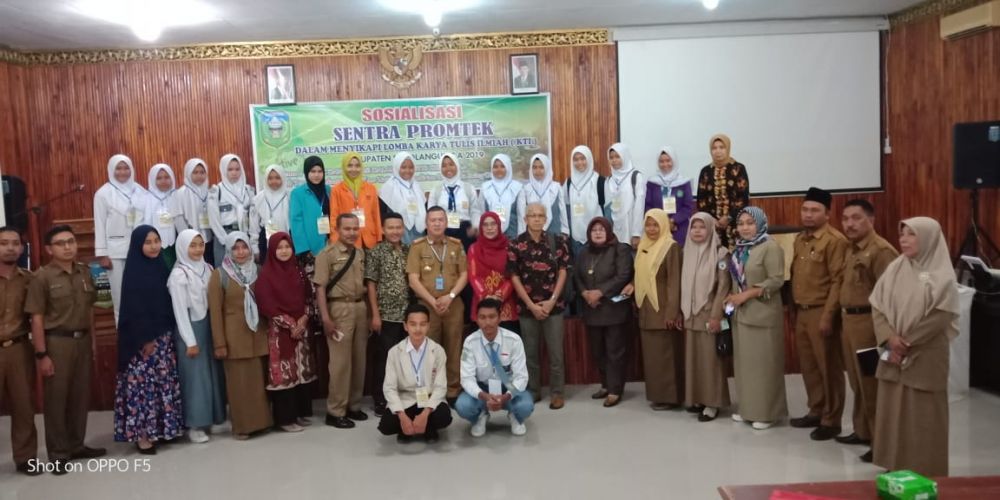 Sosialisasi sentra Promtek dalam menyikapi Lomba Karya Tulis Ilmiah