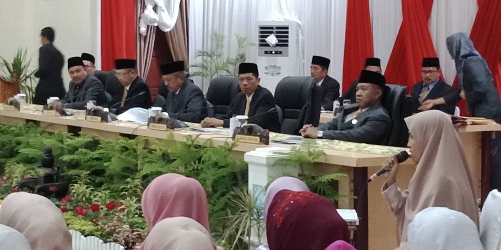 Suasana paripurna istimewa DPRD Kabupaten Sarolangun