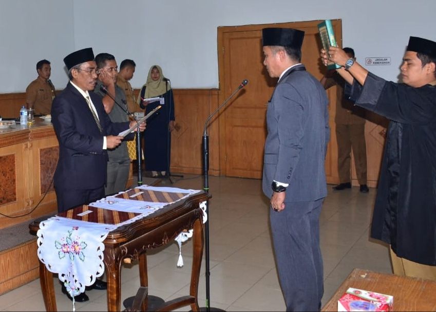 Pelantikan Direktur PDAM Tebo
