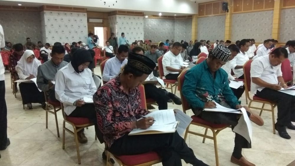 Cakades yang mengikuti tes di Tanjabbarat