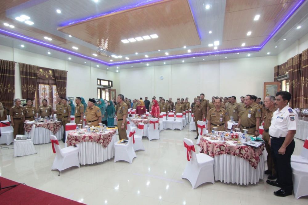 Jalannya Ekspose Camat teladan Kab. Tanjabbar.
