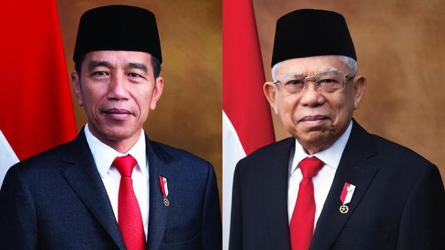Joko Widodo dan Ma'ruf Amin resmi dilantik sebagai presiden-wakil presiden periode 2019-2024.