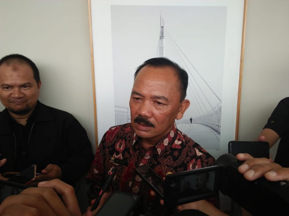 M. Fauzi  ketika diwawancara media .
