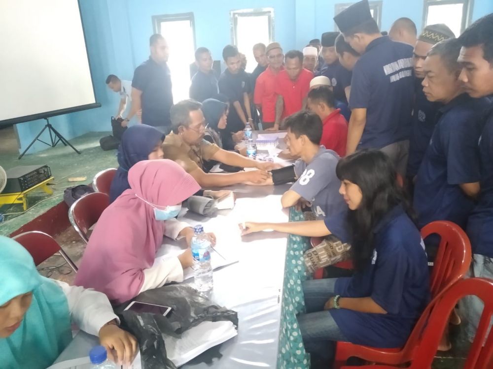 Pemeriksaan kesehatan pada warga binaan Laps Kualatungkal