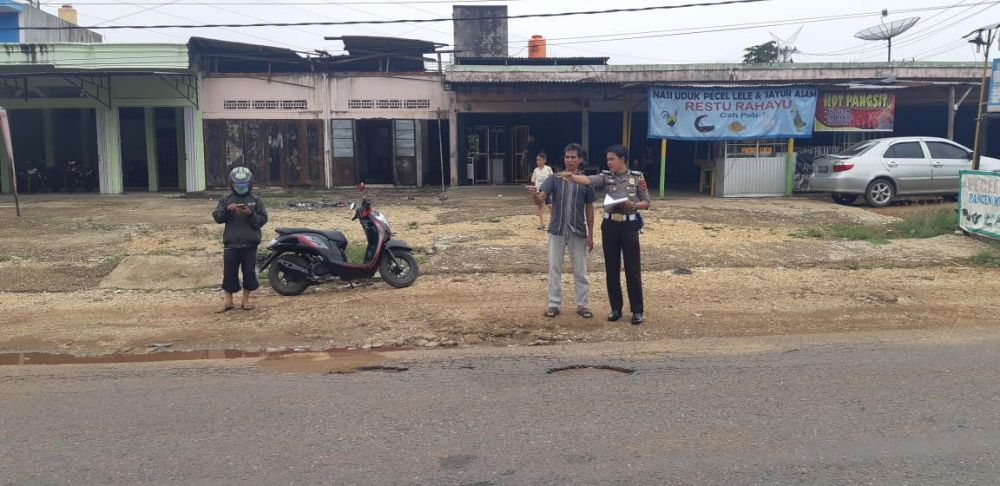 Lokasi kecelakan yang menewaskan solekan
