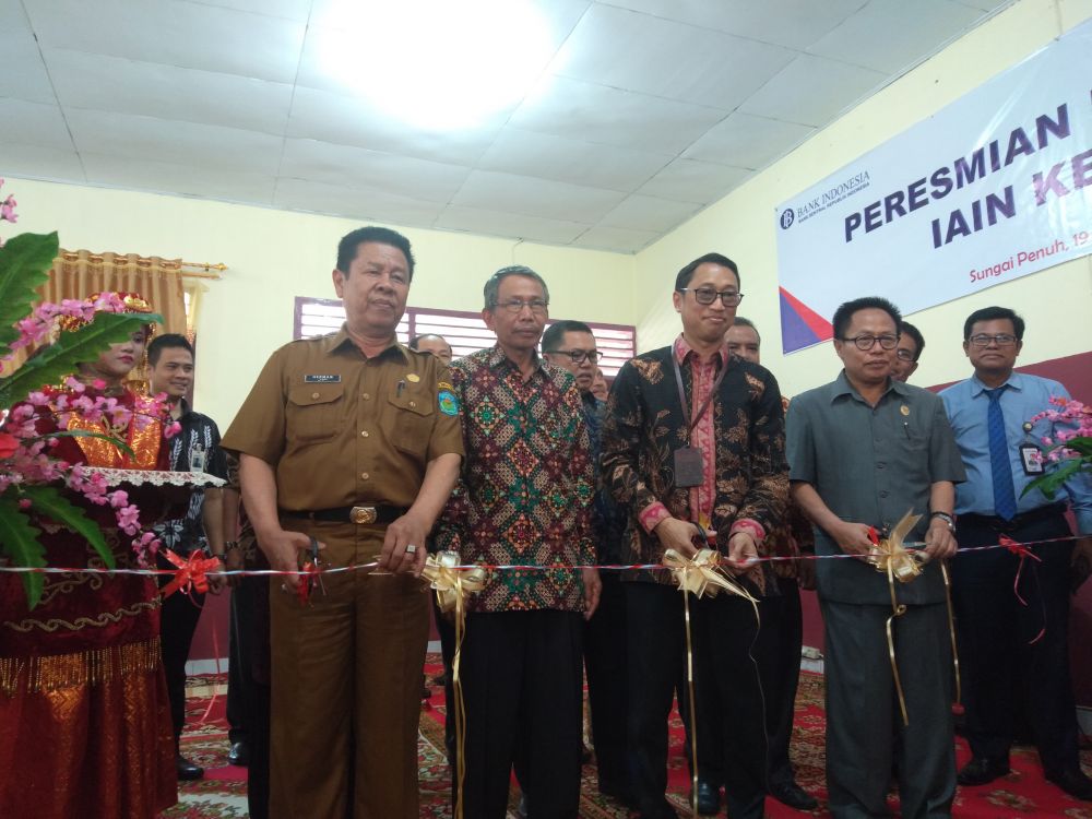Peresmian  BI Corner di IAIN Kerinci.