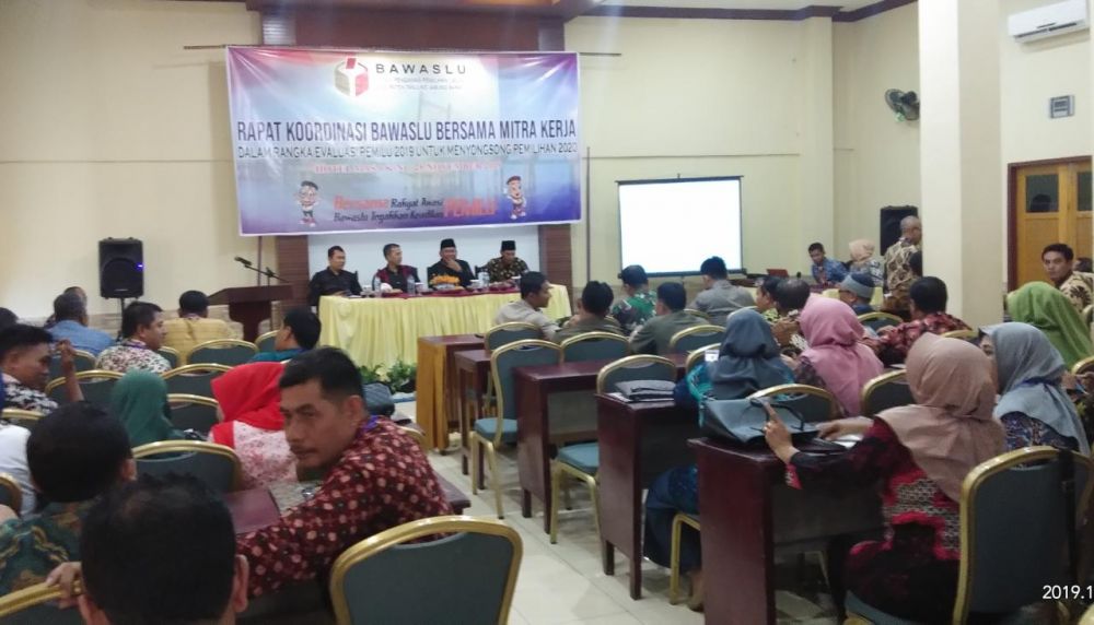 Jalannya rakor Bawaslu