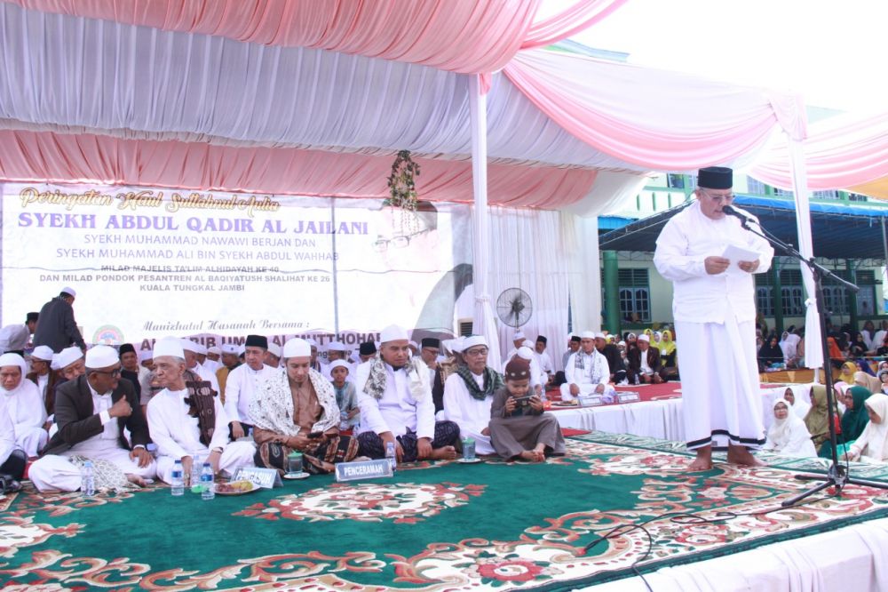 Suasana Haul Syekh Abdul Qodir Al- Jailani.