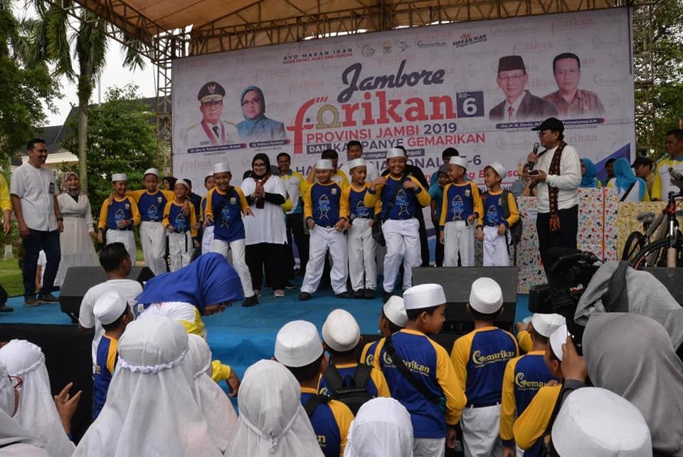 Jambore Forikan ke-6 Tingkat Provinsi Jambi dan Kampanye Gemarikan dalam rangka Memperingati Hari Ikan Nasional ke-6