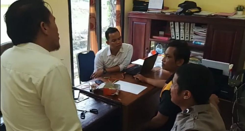 Pelaku pemerkosa DB yang ditangkap tim Sultan Polres Tebo.