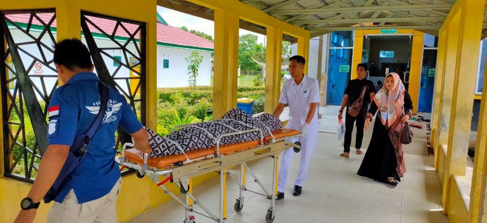 Jenazah pelaku pemerkosa janda. 