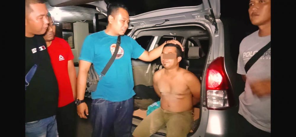 Pelaku cabul ABG diamankan Team Jatanras Reskrim Polres Sarolangun di Damasraya, Provinsi Sumatera Barat 