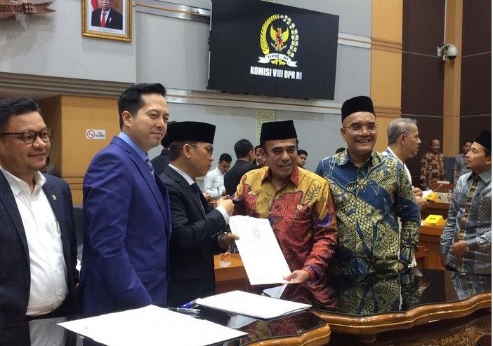 DPR dan Menag tetapkan biaya haji 2020 sebesar Rp 35,2 juta.