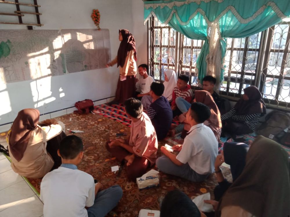 Jalannya Diskusi yayasan  satunama. 