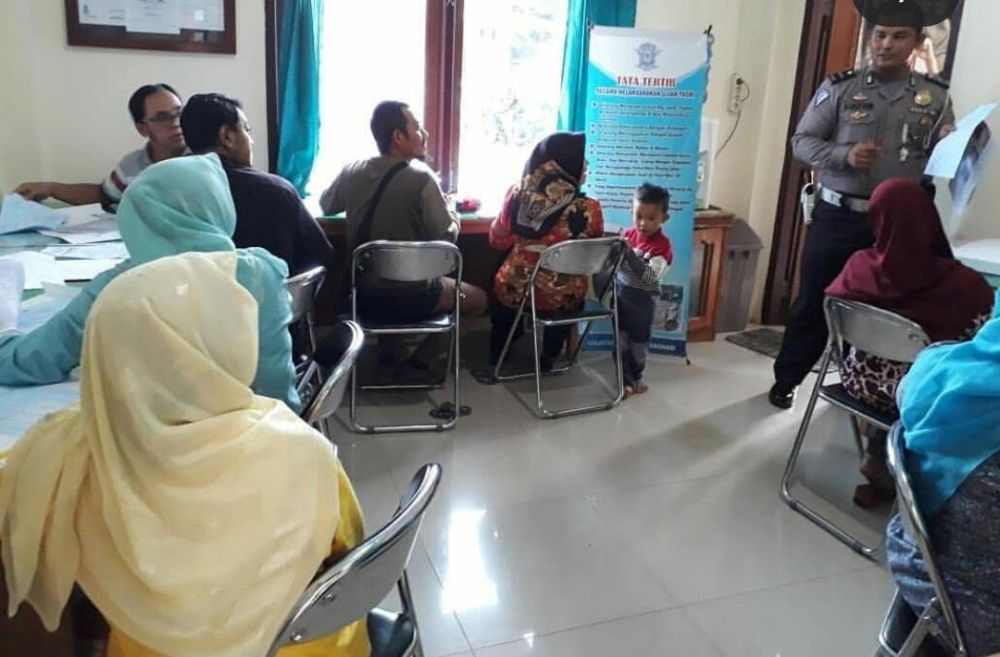 Proses pembuatan SIM di Polres Batanghari.