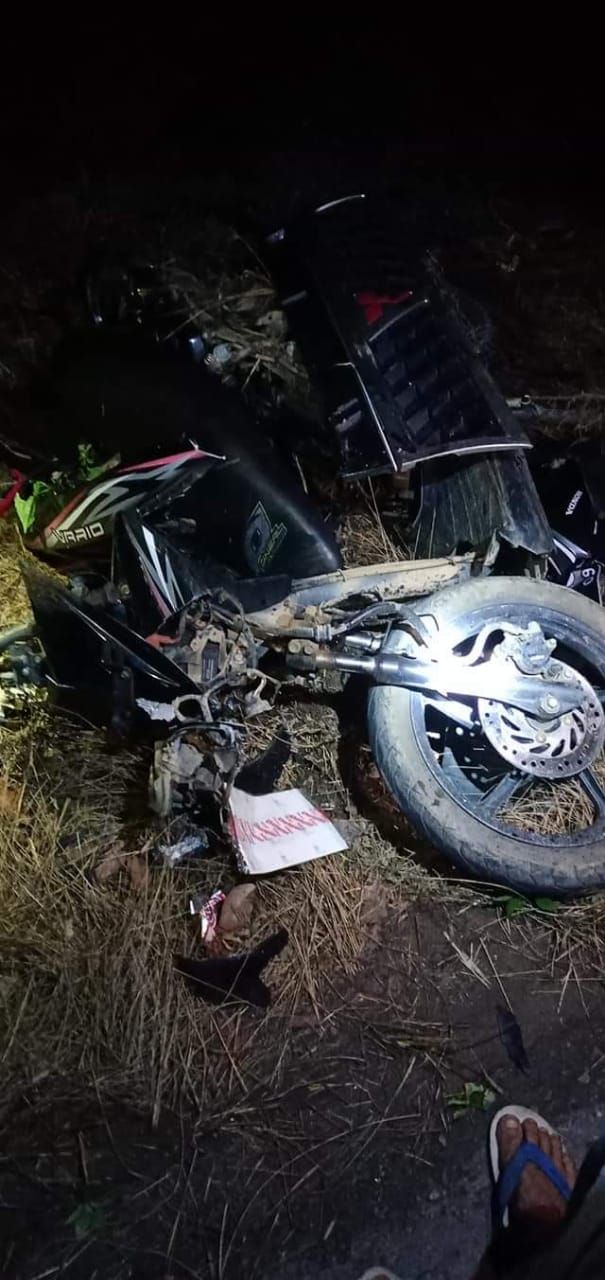 Kondisi kendaraan yang ringsek berat