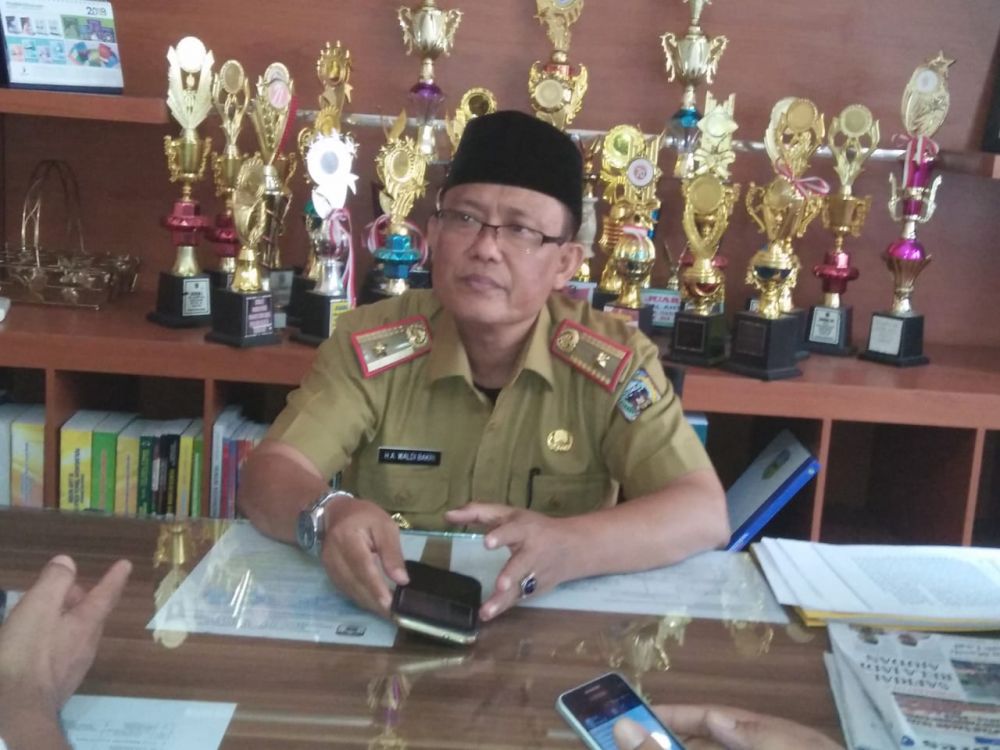 Kepala BKPSDM Sarolangun,  H A Waldi Bakri.
