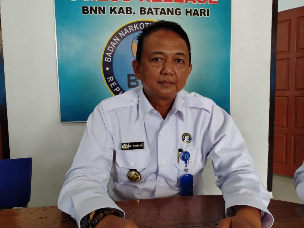 Kepala BNNK Batanghari, AKBP Muhammad Zuhairi. 