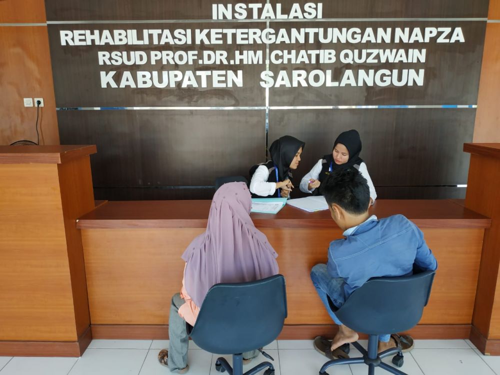 Instalasi rehabilitasi ketergantungan Narkotika, Psikotropika dan zat adiktif (Napza) RSUD Chatib Quzwain Sarolangun sudah mulai beroperasi