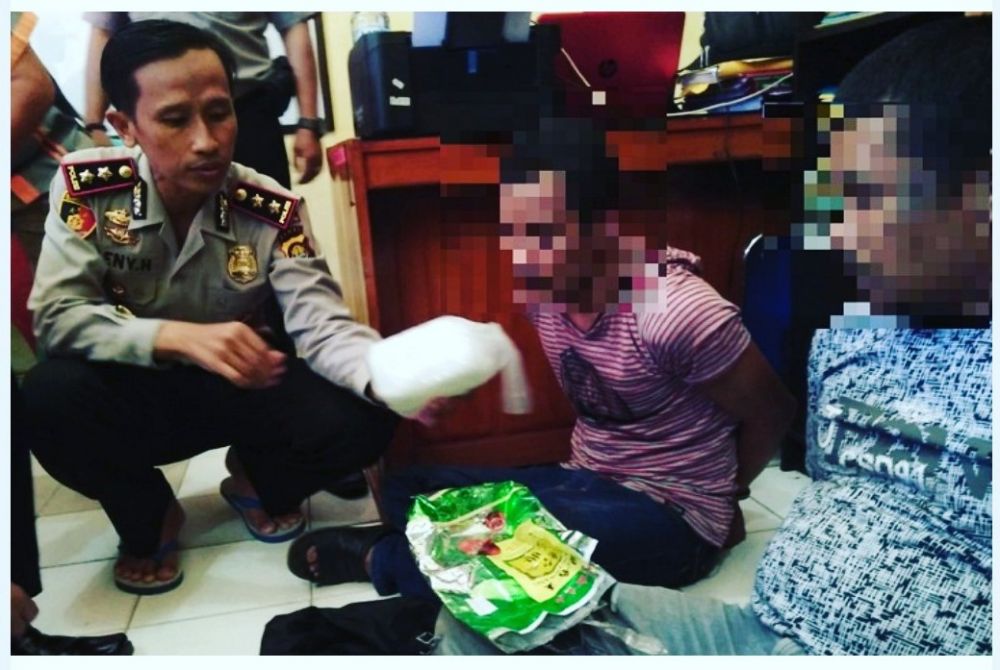 Polres Sarolangun amankan 2 pelaku yang memasokan 1 Kg Sabu Asal Riau ke Sarolangun 