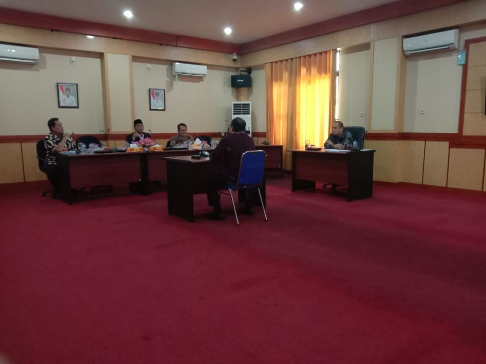 Pejabat Eselon II Muarojambi melakukan Fit and proper test