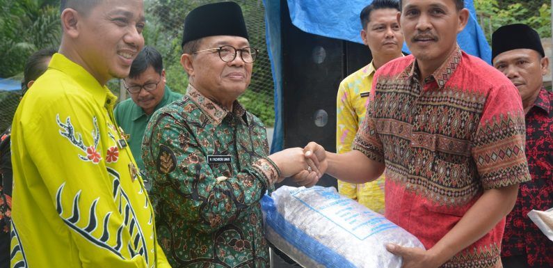 Pelayanan Terpadu Peternakan dan Kesehatan Hewan, di Desa Tanjung Belit, Kecamatan Jujuhan, Kabupaten Bungo, Jumat (28/2).
