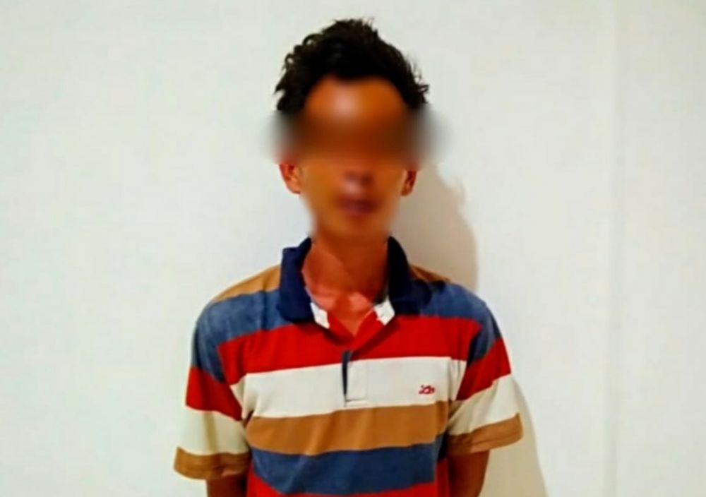 Tersangka pencurian yang diamankan Polres Tanjabbarat.