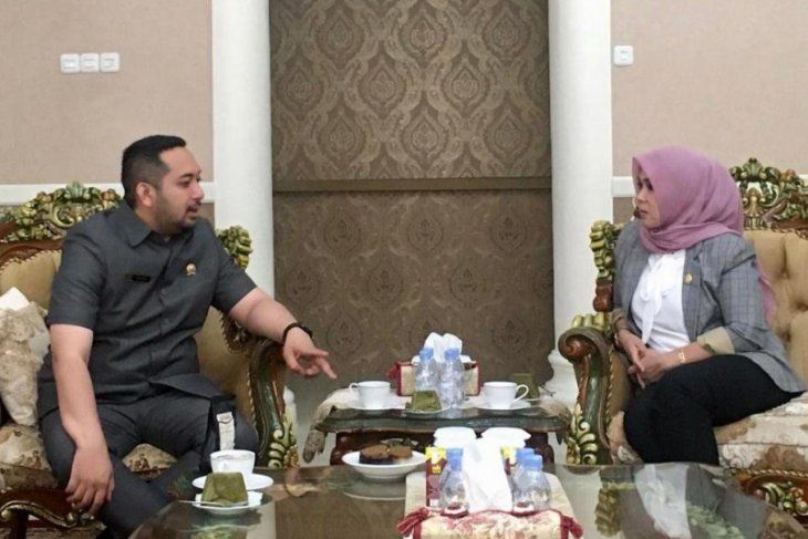Wakil Ketua DPRD Provinsi Jambi, Pinto Jayanegara saat beraudensi dengan Ketua DPRD Provinsi Sulawesi Selatan