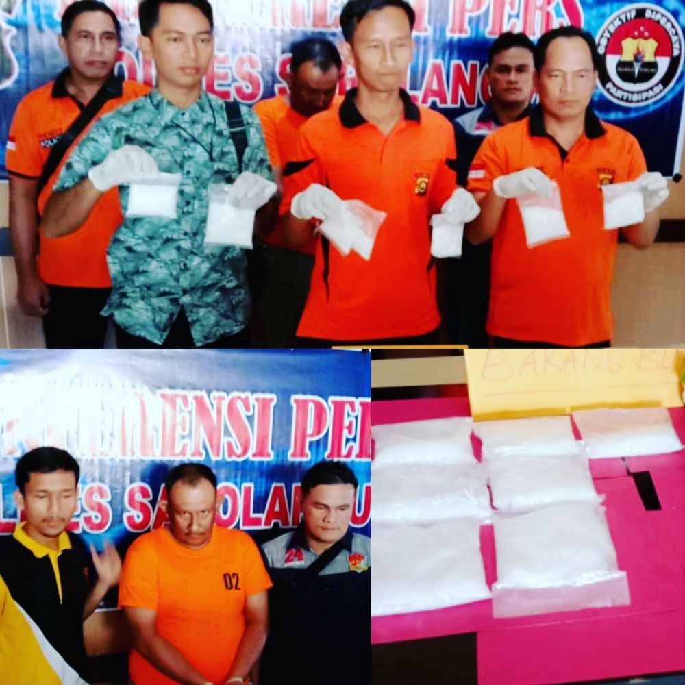 Sat Resnarkoba bersama Sat Intelkam Polres Sarolangun menggagalkan transaski peredaran setengah Kg sabu 
