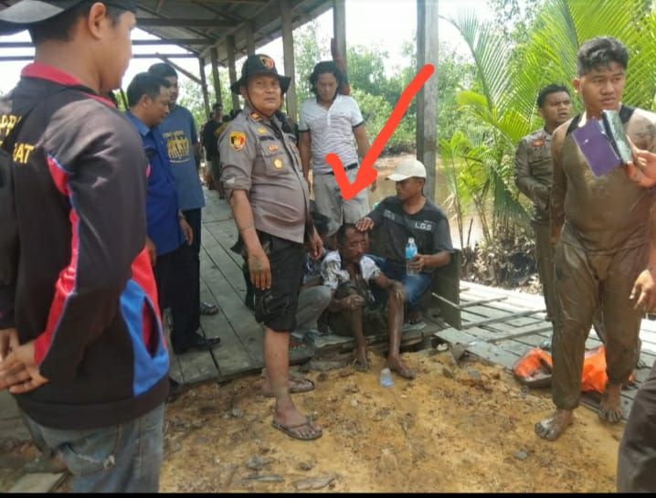 Hamid usai dievakuasi tim pencari