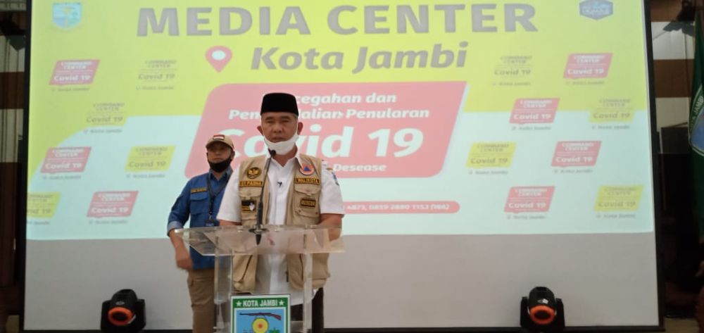 Ketua Tim Gugus Tugas Penanganan Covid-19 Kota Jambi, H Syarif Fasha  