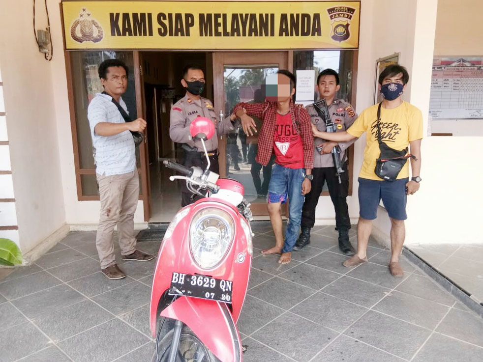 Nekat Kabur dari kejaran Reskrim Polsek Pauh, pelaku Curanmor Didor 