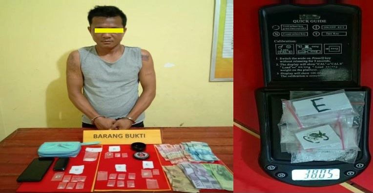 Gencar, sehari polisi tangkap 3 tersangka peredaran narkotika jenis sabu dengan TKP berbeda  