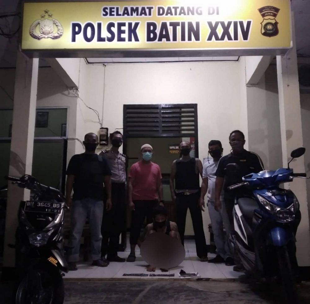 Pelaku Curanmor yang ditangkap.