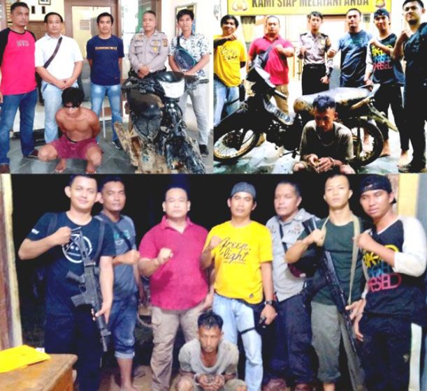 Pelaku Curas yang diringkus Buser Polsek Pauh 