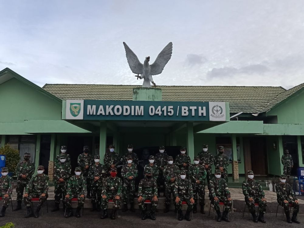 Kunjungan kerja Danrem 042/Gapu , Kolonel Kav. Zulkifli  ke Kodim 0415 Batanghari 